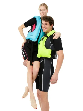 Жилет для сноркелинга взрослый оранжевый