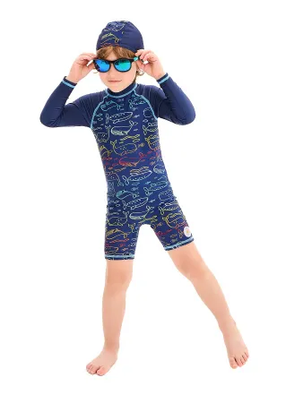 Детский гидрокостюм из лайкры Bright Whale