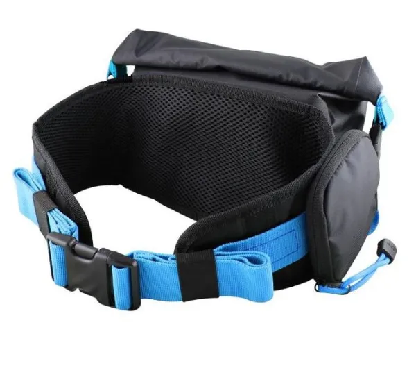Герметичная поясная сумка Overboard Black Blue 2 литра