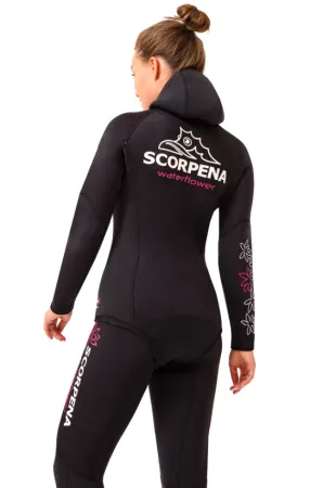Гидрокостюм женский для фридайвинга Scorpena Water Flower-3 5 мм