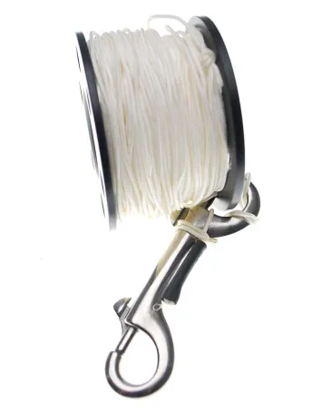 Шпуля (ширина 50 мм) с карабином и линем TDE 40 метров