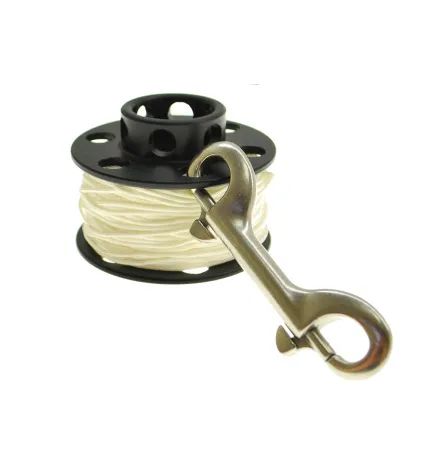 Шпуля TDE Plus с карабином и линем 40 метров