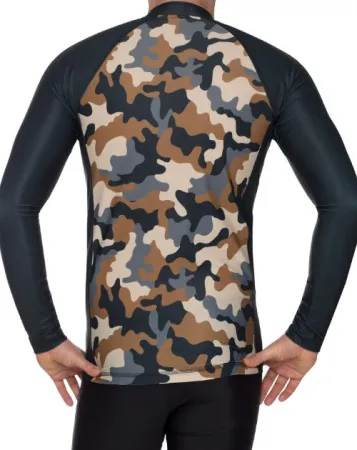 Футболка IQ Slim Fit мужская Camouflage Olive