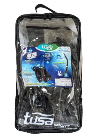 Комплект маска+трубка+ласты в сумке Tusa Sport UPR-0101