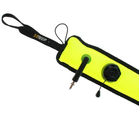 Буй декомпрессионный xDeep Closed Dsmb 140 см Yellow