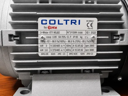 Электродвигатель Coltri Sub 3-фазный 3-3,6 kW с блоком Start/Stop