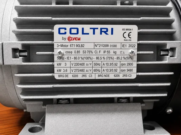 Электродвигатель Coltri Sub 3-фазный 3-3,6 kW с блоком Start/Stop
