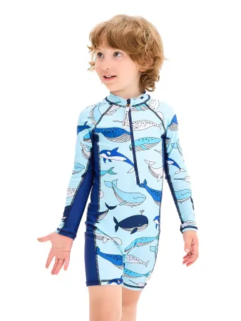 Детский гидрокостюм из лайкры Blue Whale