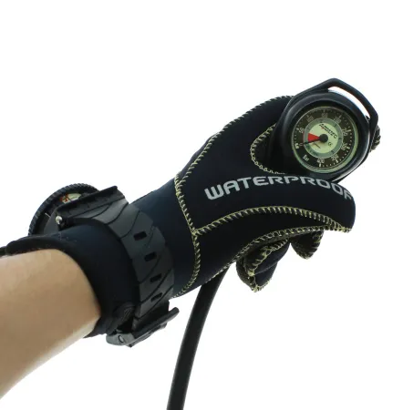 Консоль двухприборная Aquatec для дайвинга манометр 400 бар + компас