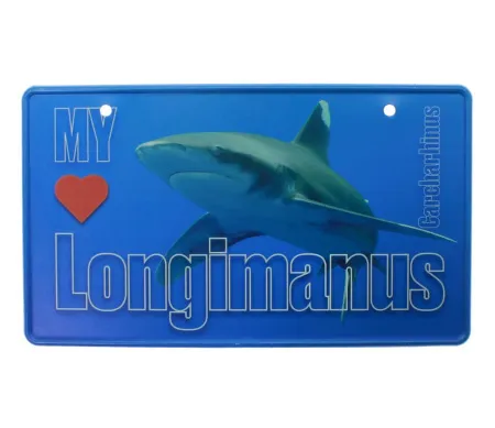 Табличка номерной знак металлический Longimanus