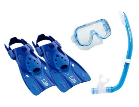 Комплект детский маска+трубка+ласты в сумке Tusa Sport UPR-0201