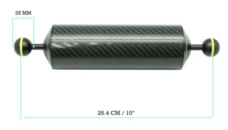 Карбоновая штанга поплавок шар & шар SeaFrogs 254мм x 60мм