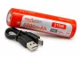 Аккумулятор OrcaTorch тип 21700 5000mAh с USB зарядкой