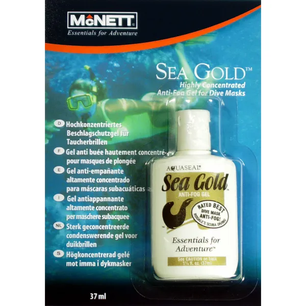 Mcnett Sea Gold гель-антифог для масок 37 мл