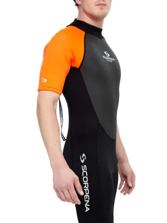 Гидрокостюм мужской Scorpena Hawaii Shorty 3 мм оранжевый