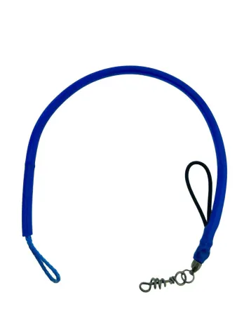 Амортизатор Neptonic Systems с карабином "Поросячий хвост" 65 см синий