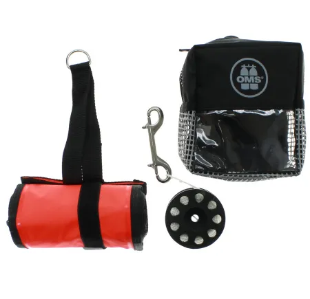 Набор буй, сумка и катушка Safety Grey OMS