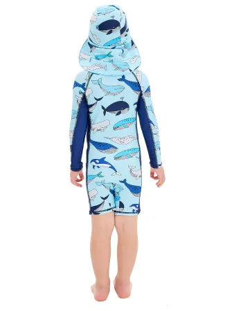 Детский гидрокостюм из лайкры Blue Whale