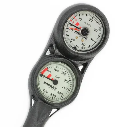 Консоль двухприборная Sopras Sub манометр 400 бар + глубиномер