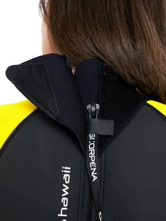 Гидрокостюм женский Scorpena Hawaii 3 мм желтый