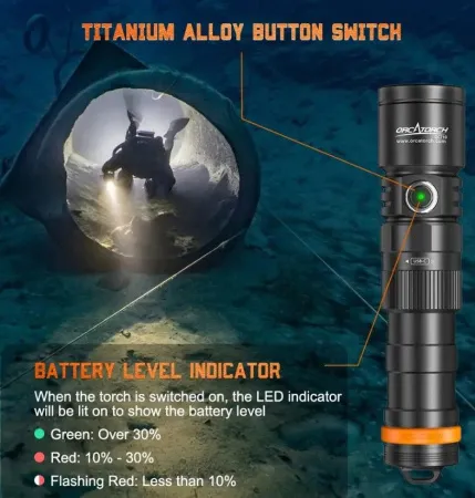 Фонарь OrcaTorch DC710 3000 Люмен 