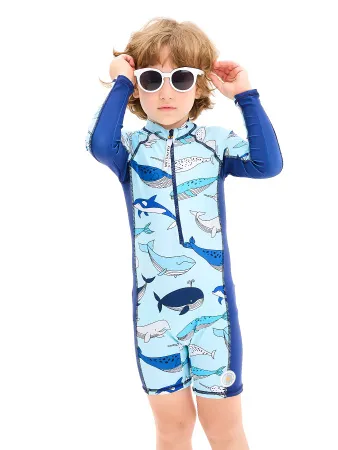 Детский гидрокостюм из лайкры Blue Whale