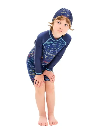 Детский гидрокостюм из лайкры Bright Whale