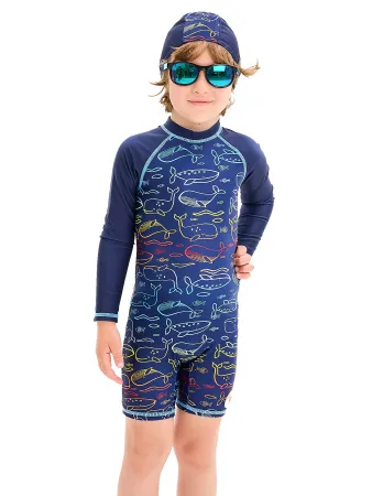 Детский гидрокостюм из лайкры Bright Whale