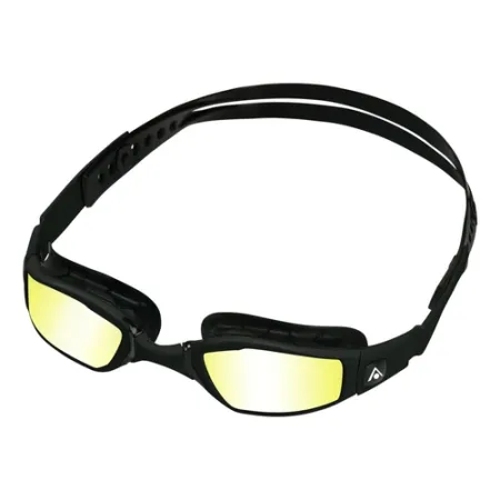 Очки Aqua Sphere Phelps Ninja Yellow Navy зеркальные линзы Titanium