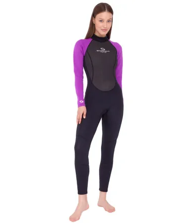 Гидрокостюм женский Scorpena Hawaii 3 мм пурпурный