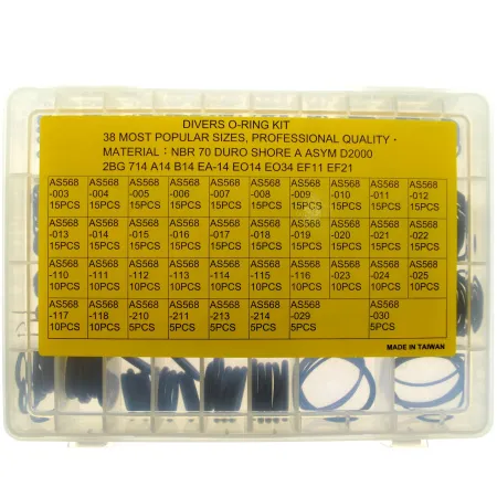 Набор о-рингов в боксе 38 типоразмеров 450 колец