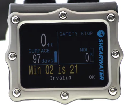 Компьютер Shearwater Perdix II Ti + трансмиттер Swift Combo