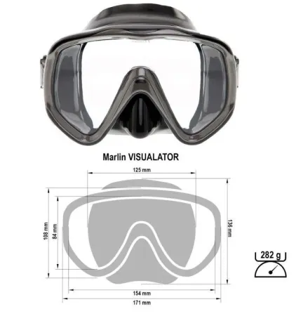 Маска Marlin Visualator Titan/Black