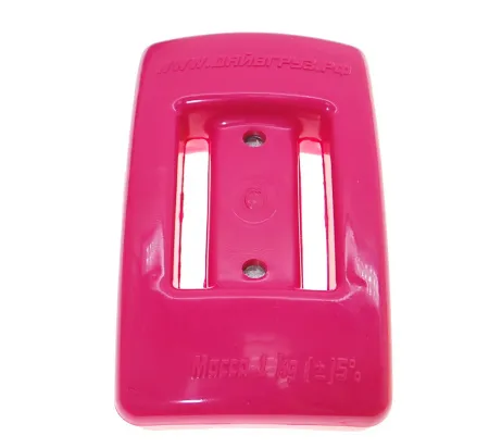 Груз 1 кг в эластичной пластиковой оболочке 10 см х 8 см розовый