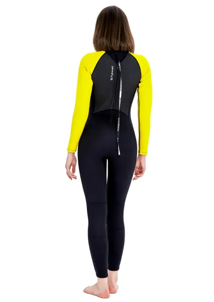 Гидрокостюм женский Scorpena Hawaii 3 мм желтый