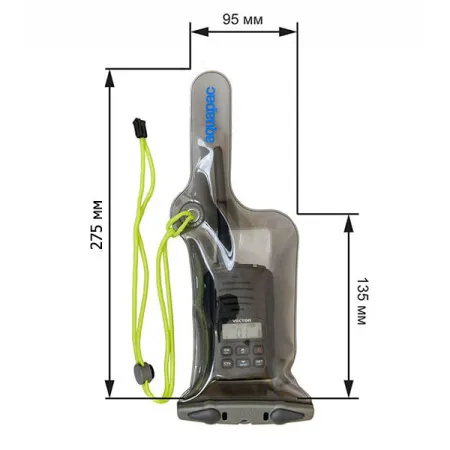 Водозащищенный чехол для рации Aquapac 208 mini VHF