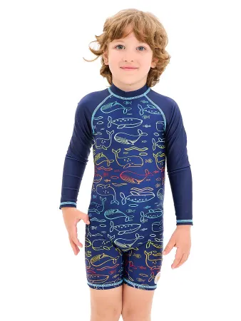 Детский гидрокостюм из лайкры Bright Whale