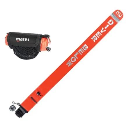 Буй декомпрессионный Mares с катушкой и сумкой