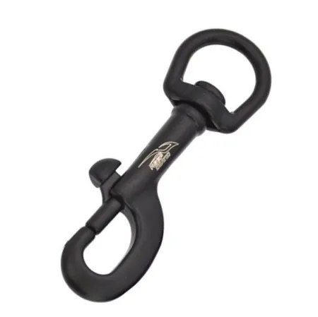 Односторонний карабин с покрытием Keep Diving 90 мм черный