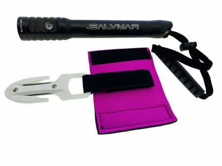 Чехол для стропореза на ручку фонаря TDE розовый