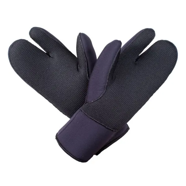 Рукавицы трехпалые Marlin Nord Ultraglide Black 7 мм