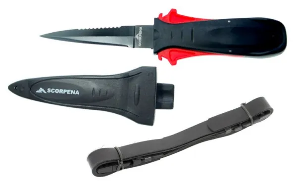 Нож Scorpena A с ножнами и ремешками