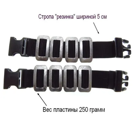 Груза для ног 1 кг пара