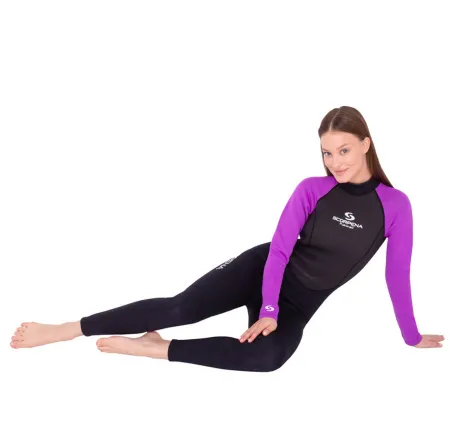 Гидрокостюм женский Scorpena Hawaii 3 мм пурпурный