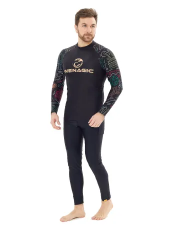 Футболка T-Flex Black Neon UPF50 мужская