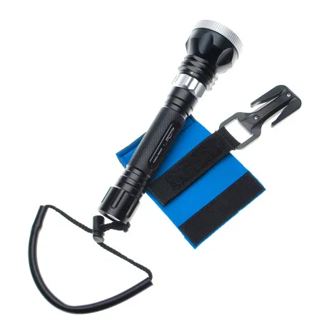 Чехол для стропореза на ручку фонаря TDE синий