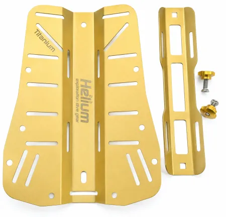 Спинка Helium Small Titanium Gold + адаптер STA Titanium Gold 