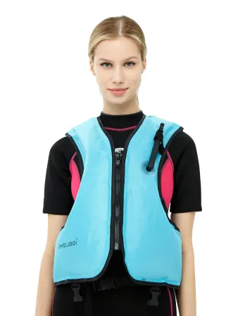 Жилет для сноркелинга взрослый оранжевый