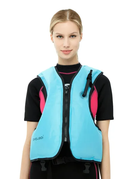 Жилет для сноркелинга взрослый синий