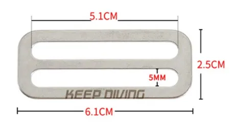 Стопор гладкий Keep Diving под стропу 2″ (50 мм)